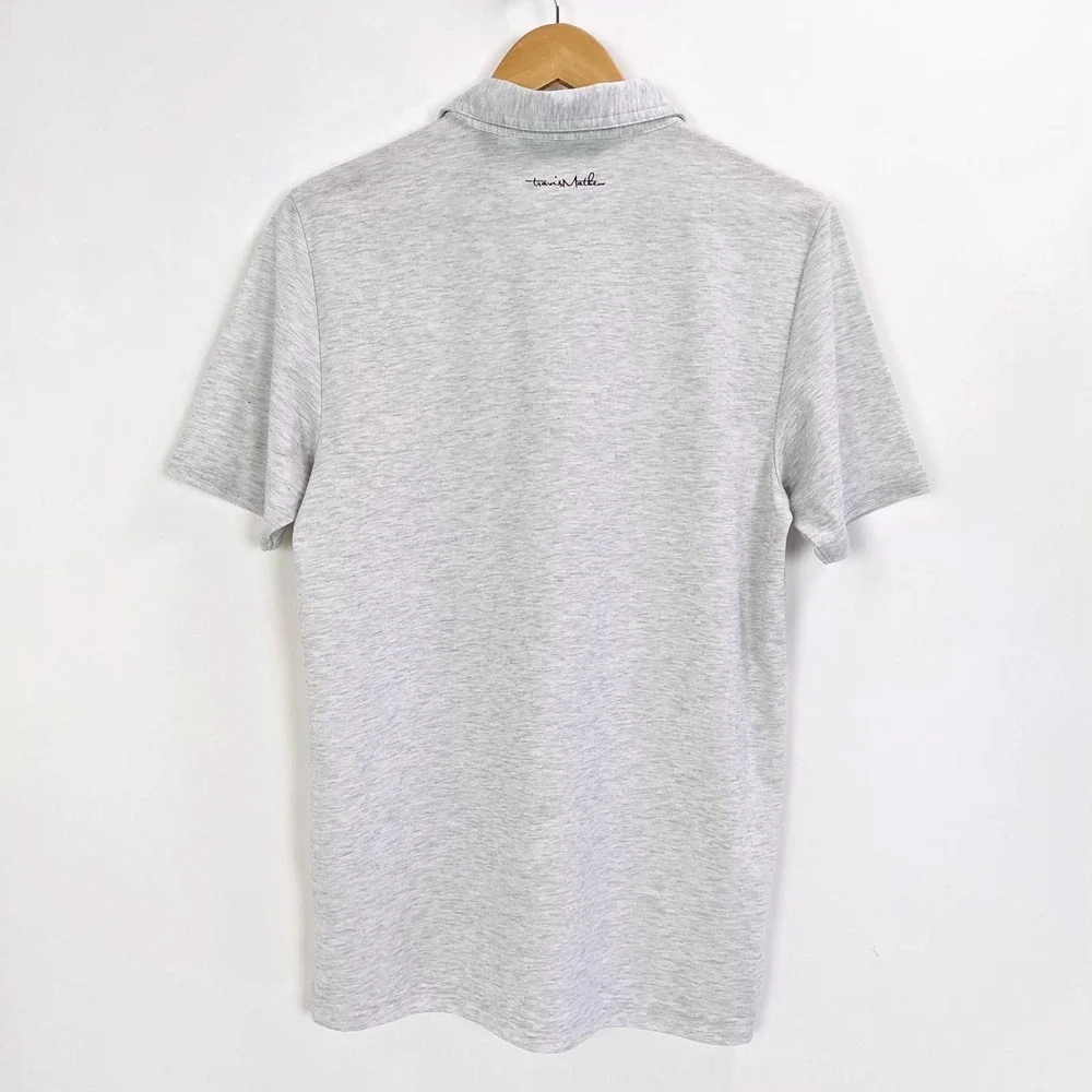 Travis Mathew Size S Men's Polo In Light Gray - Picture 5 of 8